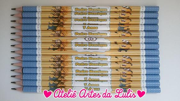 Lápis Minions Menino