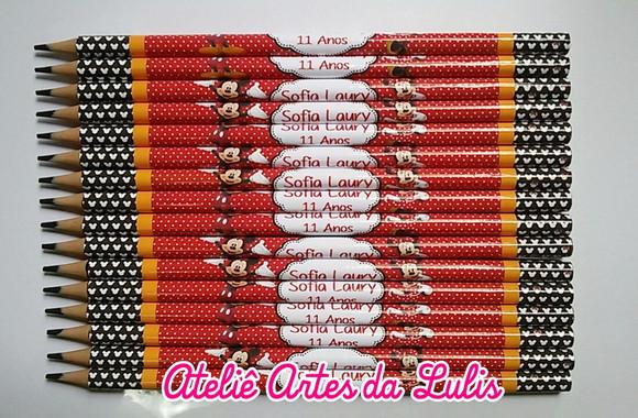 Lápis Minnie e Mickey