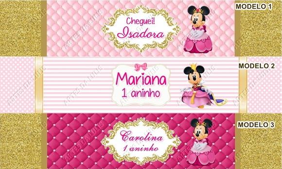 Lápis Minnie Princesa Rosa