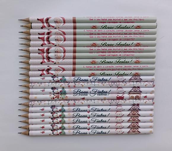 Lápis Natal Aquarela