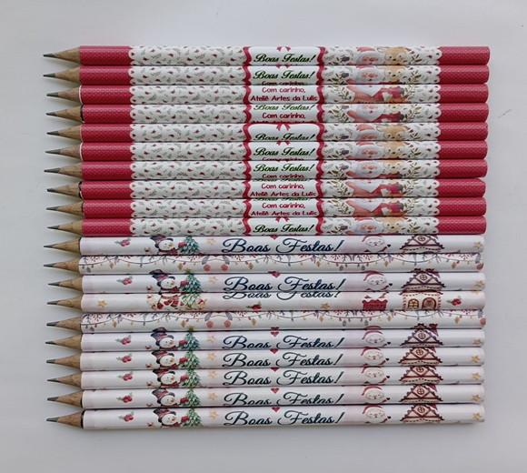 Lápis Natal Aquarela