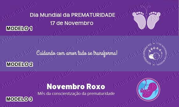 Lápis Novembro Roxo com Lacinho