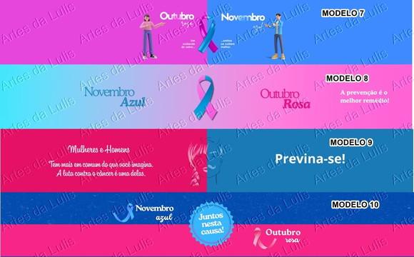 Lápis Outubro Rosa e Novembro Azul