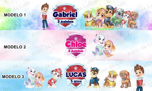 Lápis Patrulha Canina Aquarela
