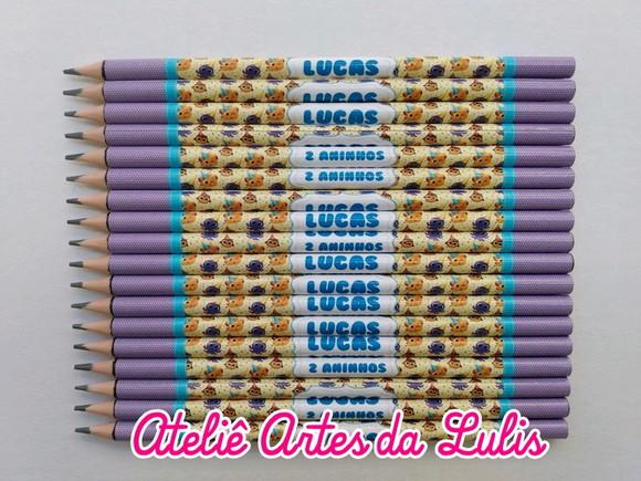Lápis Personalizado Bolofofos