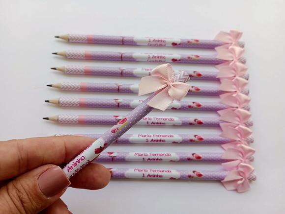 Lápis Personalizado com Lacinho