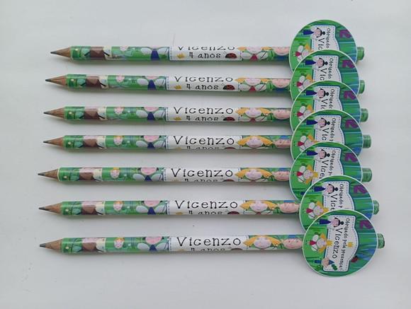 Lápis Personalizado com Tag