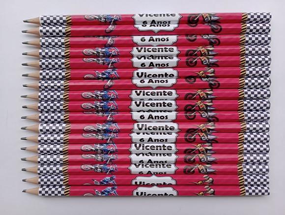 Lápis Personalizado Motocross