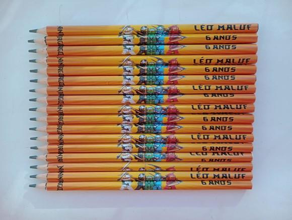 Lápis Personalizado Ninjago