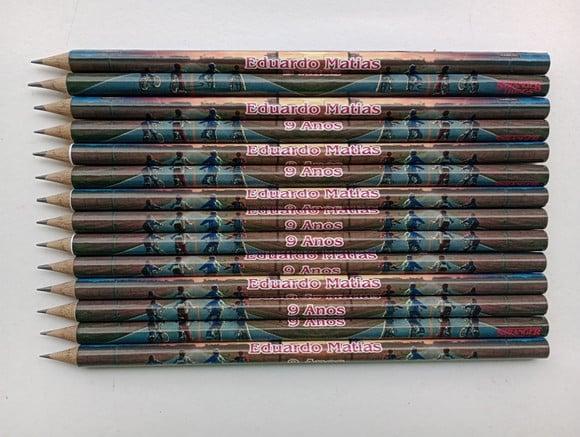 Lápis Personalizado Stranger Things