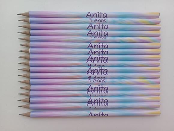 Lápis Personalizado Tie Dye