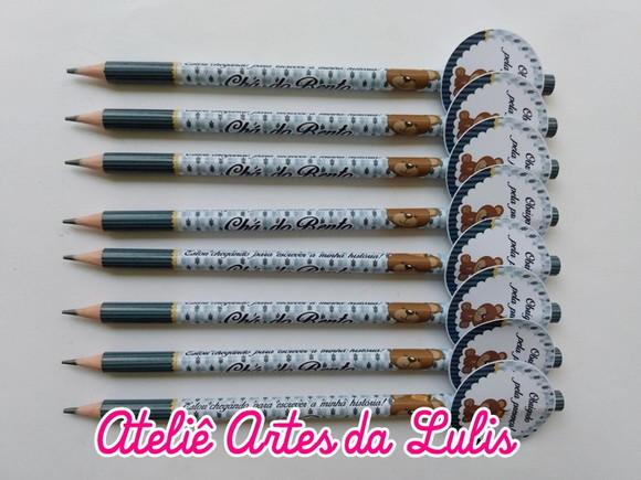 Lápis Ursinho com Tag
