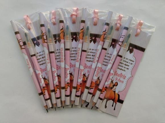 Marcador de Livro + Caneta + Lápis Personalizados