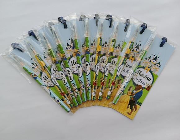 Marcador de Livro + Caneta a Bela e a Fera