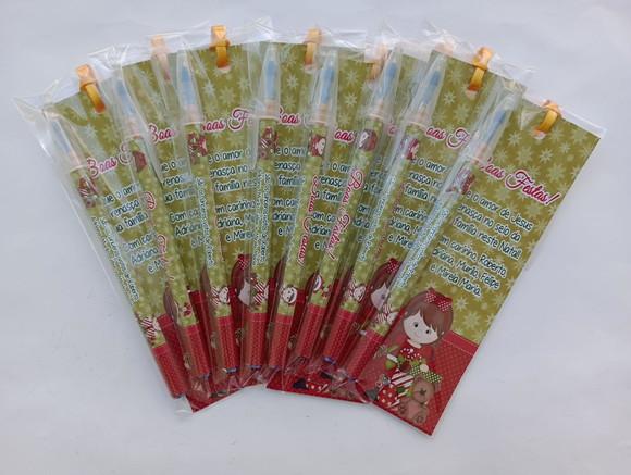 Marcador de Livro + Caneta Boas Festas
