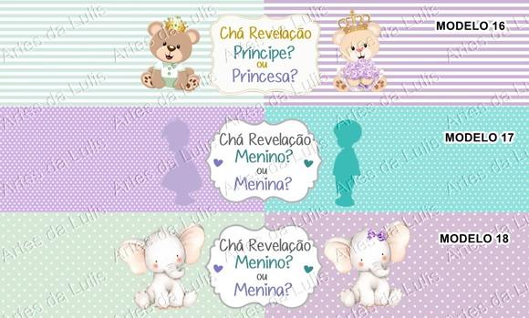 Marcador de Livro + Caneta Chá Revelação
