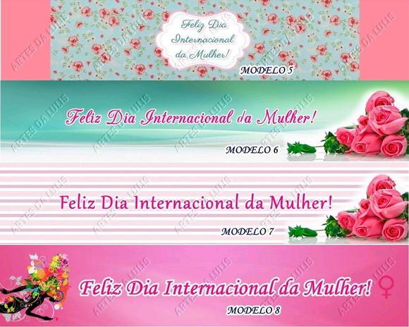 Marcador de Livro + Caneta Dia Internacional da Mulher
