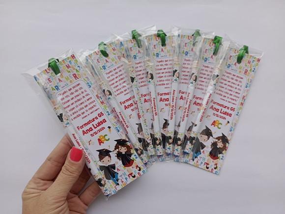 Marcador de Livro + Caneta Formatura Abc