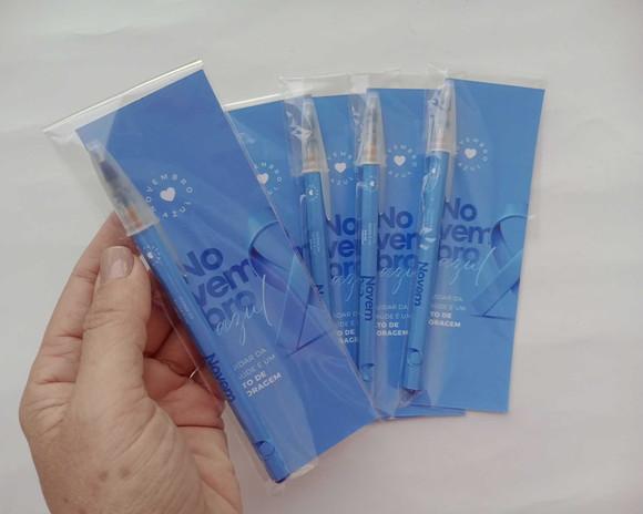 Marcador de Livro + Caneta Novembro Azul