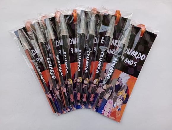 Marcador de Livro + Caneta Naruto