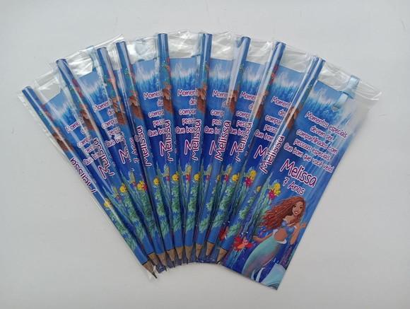 Marcador de Livro + Lápis a Pequena Sereia Afro