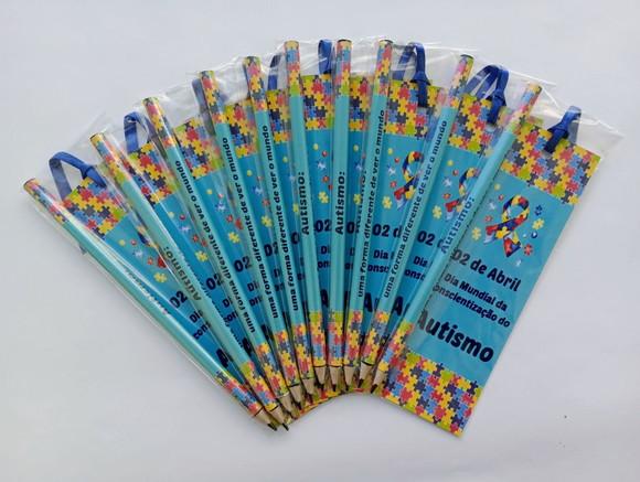 Marcador de Livro + Lápis Autismo