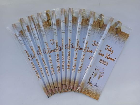 Marcador de Livro + Lápis Boas Festas