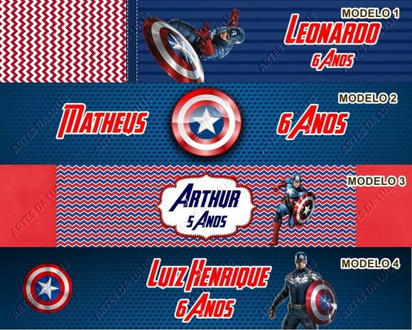 Marcador de Livro + Lápis Capitão América