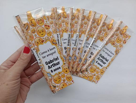 Marcador de Livro + Lápis Emoji