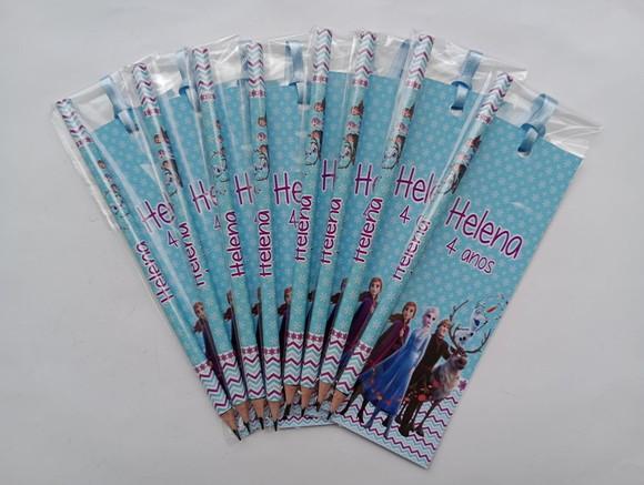 Marcador de Livro + Lápis Frozen
