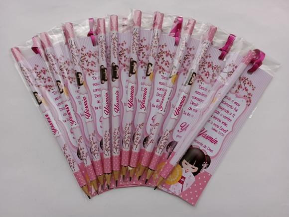 Marcador de Livro + Lápis Kokeshi