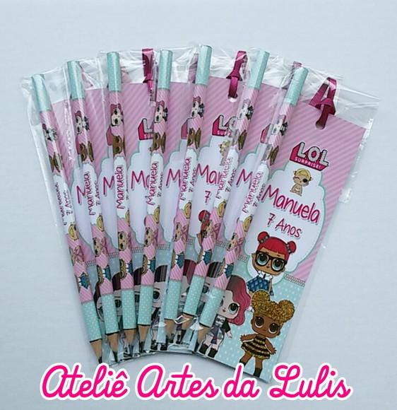 Marcador de Livro + Lápis Lol
