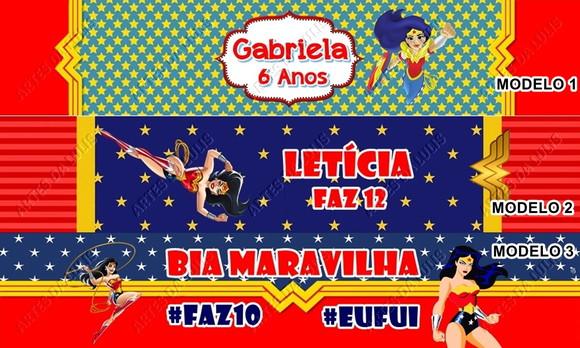 Marcador de Livro + Lápis Mulher Maravilha