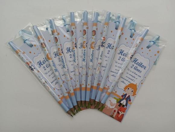 Marcador de Livro + Lápis Pequeno Príncipe