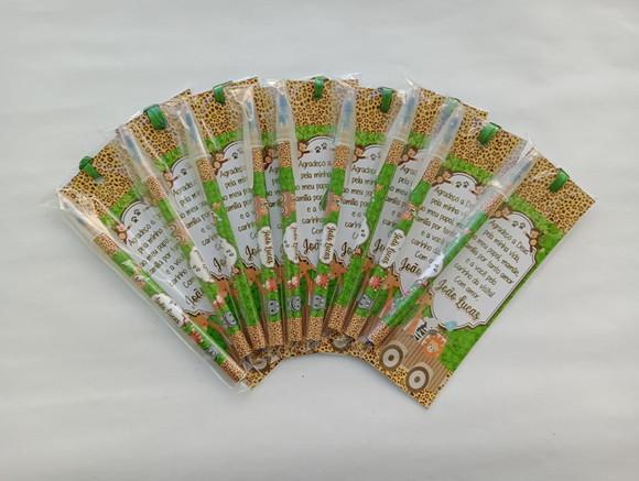 Marcador de Livro + Lápis Safari