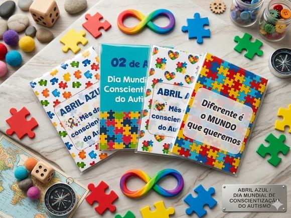 Mini Bloquinho Abril Azul