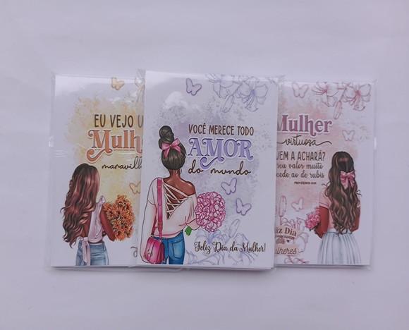 Mini Bloquinho Personalizado Dia da Mulher