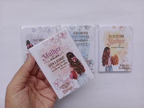 Mini Bloquinho Personalizado Dia da Mulher