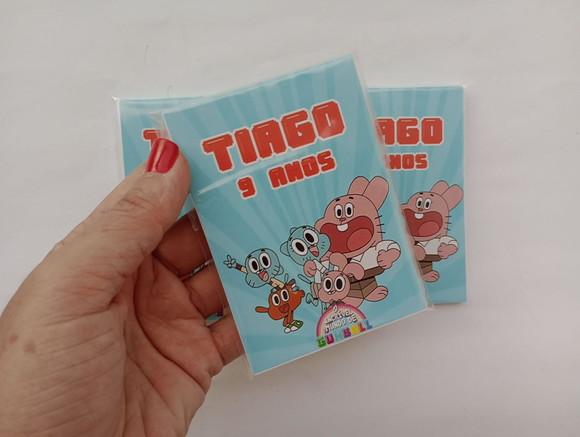 Mini Bloquinho Personalizado Gumball