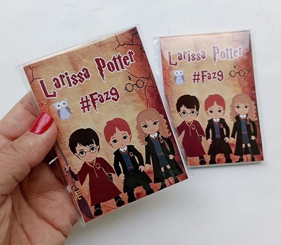 Mini Bloquinho Personalizado Harry Potter