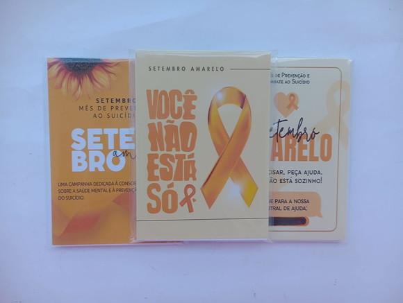 Mini Bloquinho Setembro Amarelo