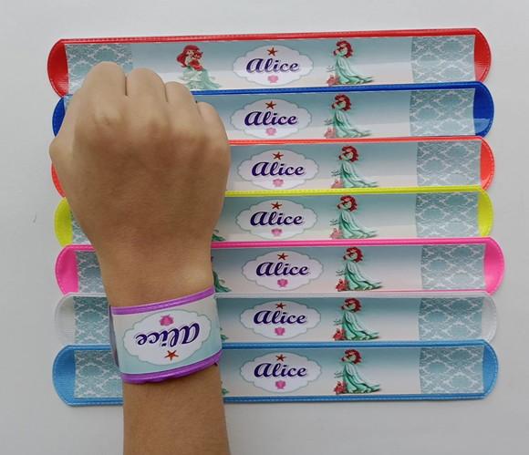 Pulseira Bate Enrola a Pequena Sereia Cores Sortidas