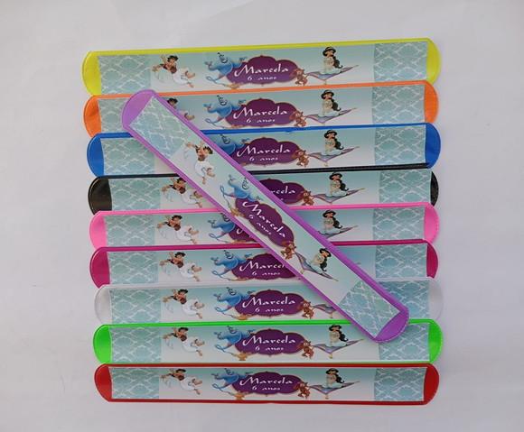 Pulseira Bate Enrola Aladdin Cores Sortidas