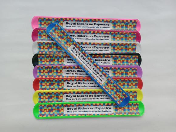 Pulseira Bate Enrola Autismo Cores Sortidas