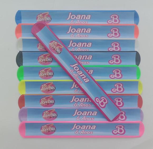 Pulseira Bate Enrola Barbie Cores Sortidas