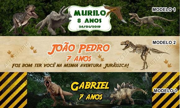 Pulseira Bate Enrola Dinossauro Cores Sortidas
