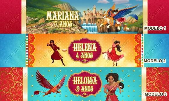 Pulseira Bate Enrola Elena de Avalor Cores Sortidas