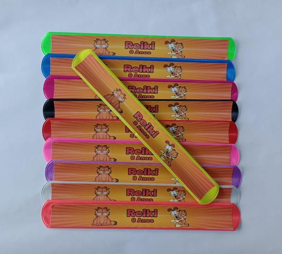 Pulseira Bate Enrola Garfield Cores Sortidas