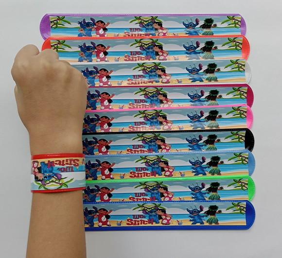 Pulseira Bate Enrola Lilo e Stitch Cores Sortidas