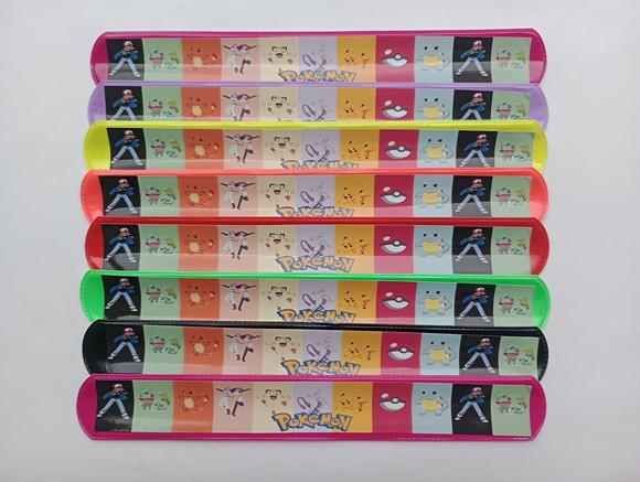 Pulseira Bate Enrola Pokemon Cores Sortidas
